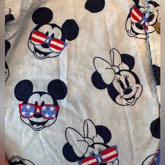Boys Mickey Mouse button up Shirt - Picture 3 of 4